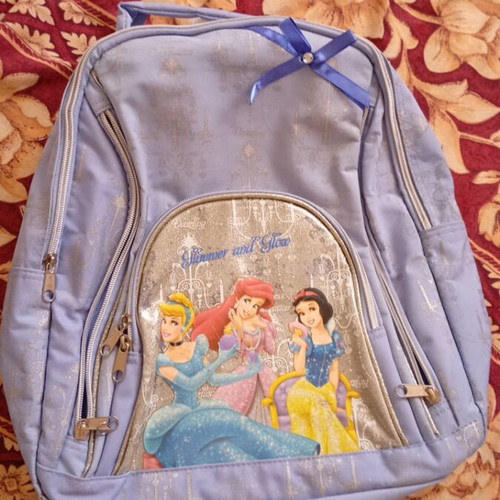 Disney Princesses School Bag like new, blue