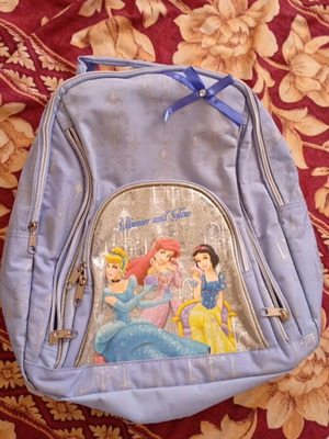 Τσάντα δημοτικού πριγκίπισσες Disney σαν καινούργια, γαλάζια