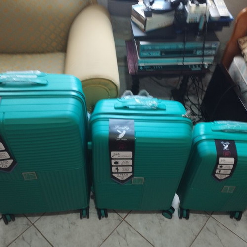 Suitcase set new, silicone material