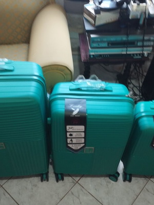 Suitcase set new, silicone material