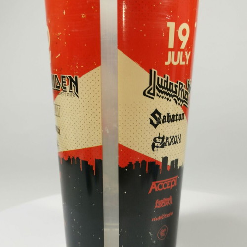 Collectible Rockwave Festival 2018 cup used with Iron Maiden & Judas Priest