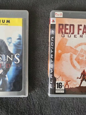 PS3 games like new, pack of 3 action