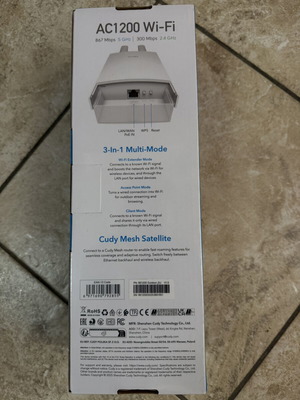 Cudy RE1200 Outdoor Access Point with Mesh Wi‑Fi 5 Dual Band, single kit, new