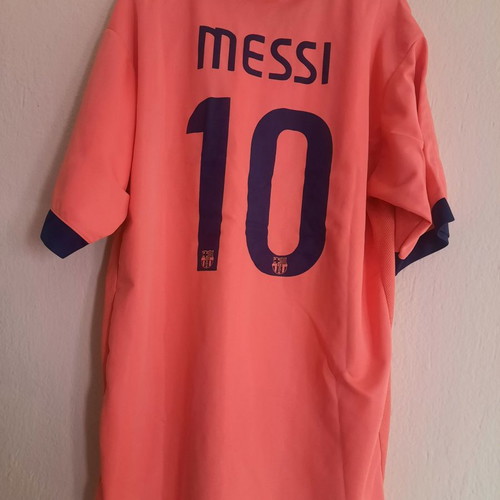 FCB jersey used Messi Barcelona