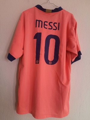 FCB jersey used Messi Barcelona
