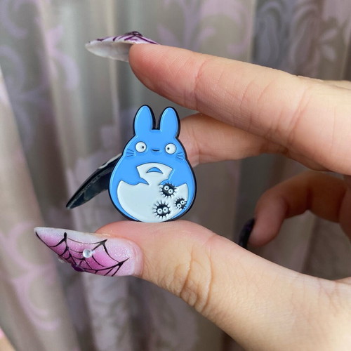 Totoro enamel pin new, multicolored anime