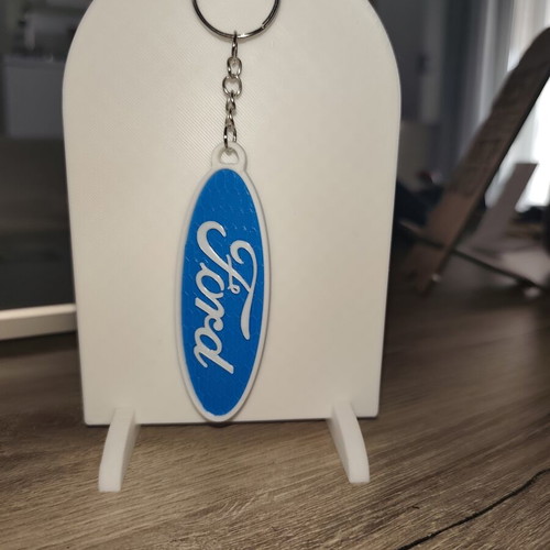 Ford 3D Printed Keychain new
