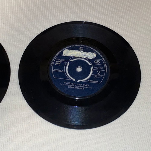45 RPM records Popi Asteriadi and Demis Roussos collectible