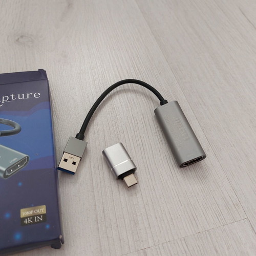 Video Capture Card 4K HDMI to USB 3.0 & Type-C new