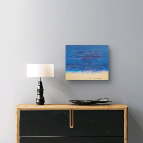 On the Island II painting like new, acrylic sea Aegean