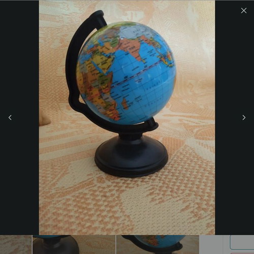 Small globe 10.6 cm like new
