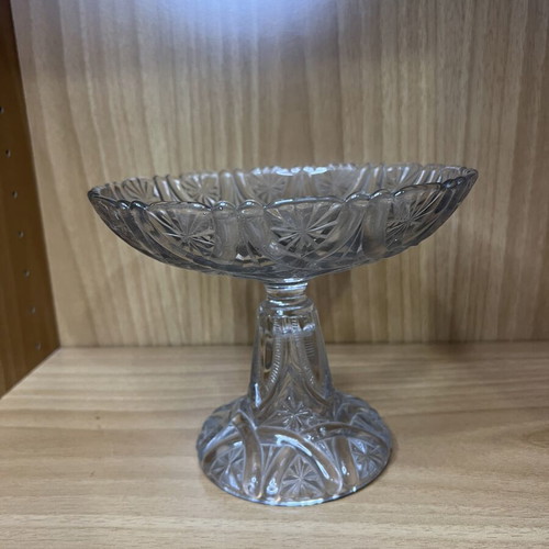 Glass fruit bowl 1950 like new