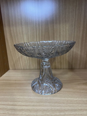 Glass fruit bowl 1950 like new