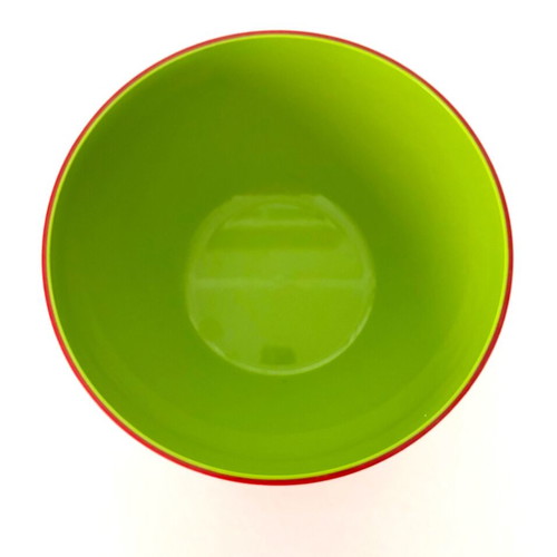 Spiegelburg Salad Bowl like new, red with white polka dots