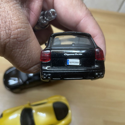 BMW M3 Coupe 2009 Kinsmart 1/36 and Alfa 8c Burago 1/32 toy cars set