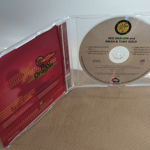 Red Dragon with Brian & Tony Gold CD single used, electronic
