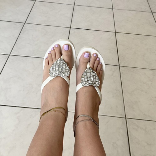 Hunter platform flip flops with heart rhinestones like new, size 37-37.5