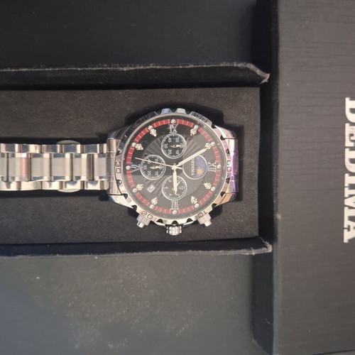Dedima men's watch new, black