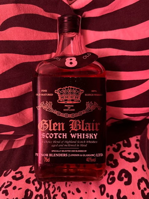 Glen Blair 8 Years Old Scotch Whisky 750ml μεταχειρισμένο με κουτί vintage