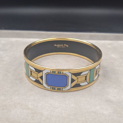 Vintage bracelet by Michaela Frey 24k gold plated, like new