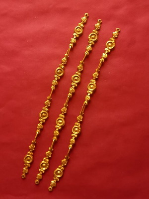 Brass chain used, set of all