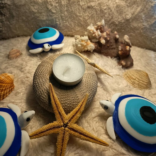 Turtle with eye design new 3D printed decorative item