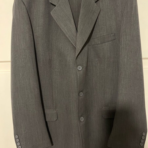 Berto Lucci Milano Formal Suit new, gray, jacket No58, trousers No50