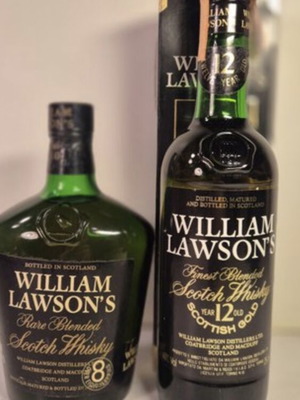 Σετ Vintage Ουίσκι William Lawson's 12 & 8 Ετών, σαν καινούργιο