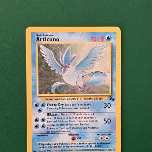 Articuno Holo (FO 2) Pokemon TCG card used -  25,00 - Vendora.gr