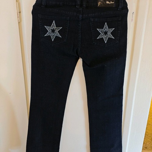 Y2K bootcut jeans like new, black, size M