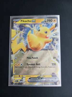 Pikachu EX new