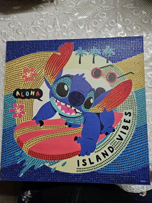 Stitch Diamond Painting on Canvas like new