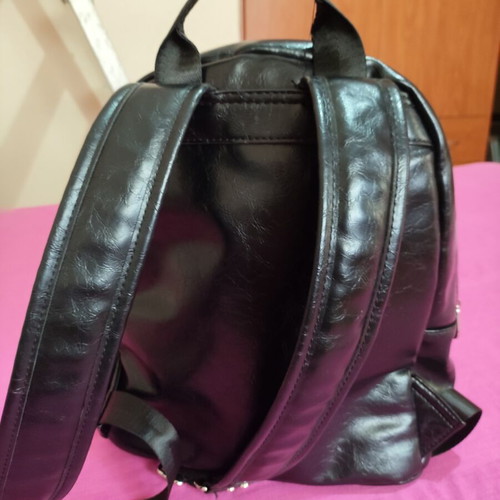 Stradivarius women's black backpack