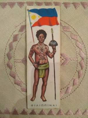 Card used No126 Philippines from Melo National Costumes collection