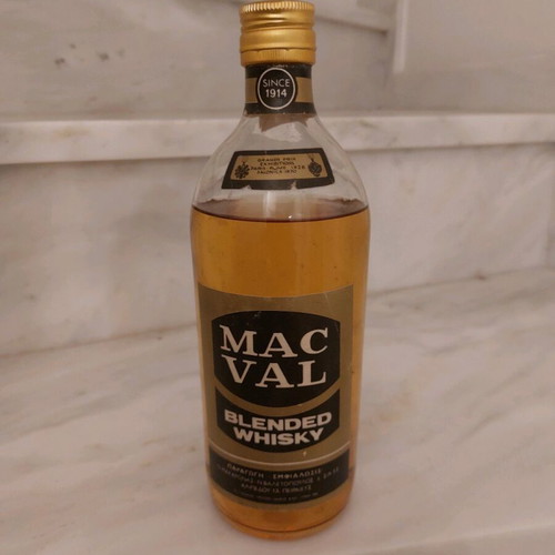 Mac Val whiskey vintage new
