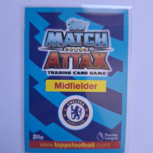 Topps Match Attax Premier League 2017-18 N'Golo Kanté 100 Club Card New