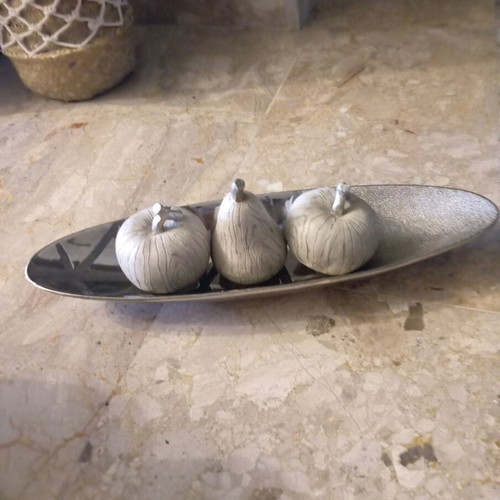 Set of vases with decorative items used