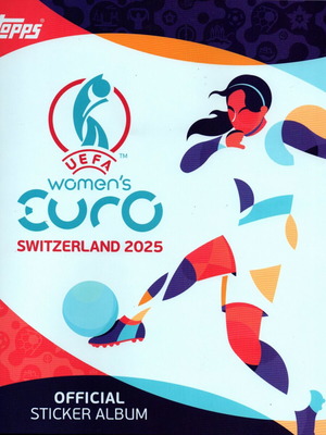 Panini Euro Women's 2025 Official Stickers Album new
