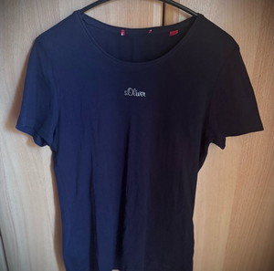 T-shirt σκούρο μπλε S.Oliver