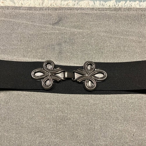 Elastic belt black like new, size 70