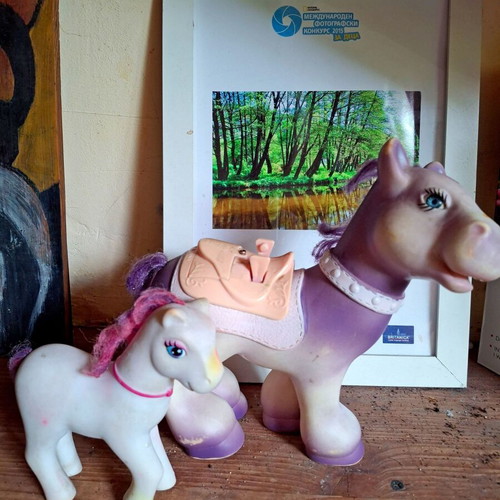 Vintage Keypers Ponies used, Diamond and Glitter figures