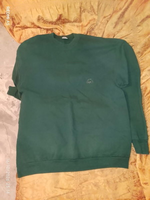 Fruit of the Loom vintage 90s φούτερ σε κυπαρισσί, μέγεθος XL