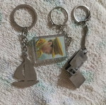 Keychains like new, assorted with nail clipper