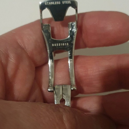 Omega clasp and black strap for women's watch used, authentic