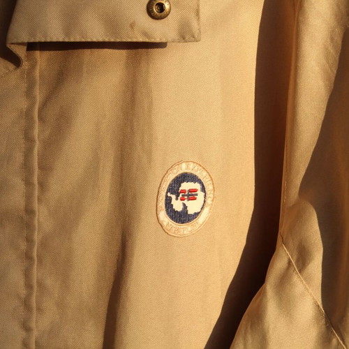 Napapijri beige windbreaker like new