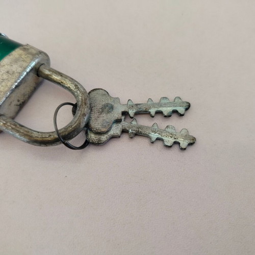 Duplo 35 Tokoz1 vintage padlock with keys, made in Czechoslovakia