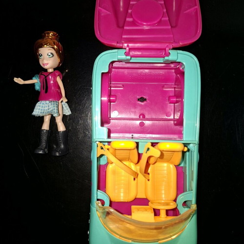 Polly Pocket car used with minor missing parts V3237