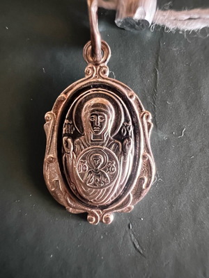 Silver icon of Virgin Mary new, number one