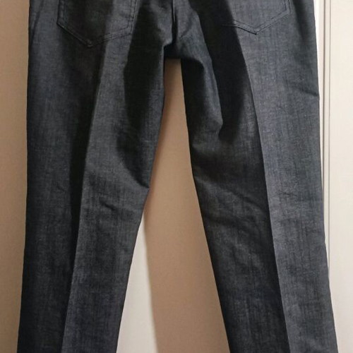 Women's crop slim pants gray like new, low waist