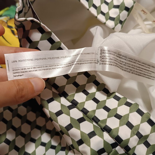 Tropicana Midi Skirt Axel new, satin, size XS-S, art deco print